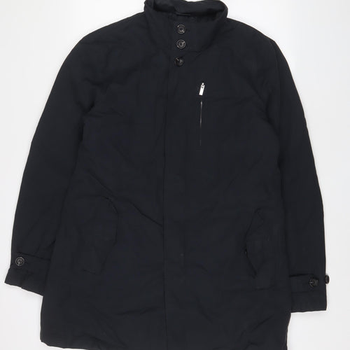 Dressmann Mens Black Jacket Size L Zip