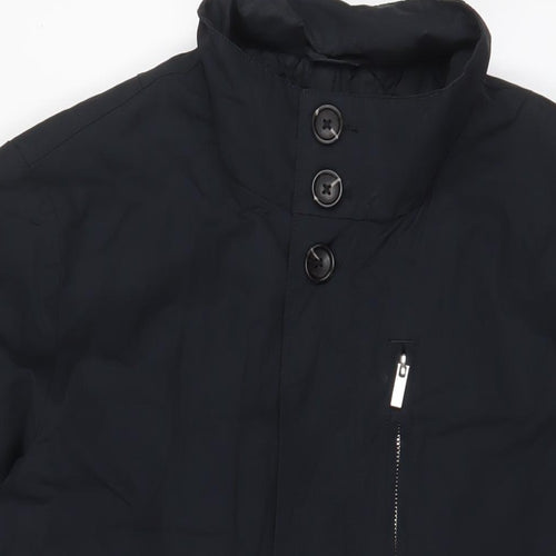 Dressmann Mens Black Jacket Size L Zip