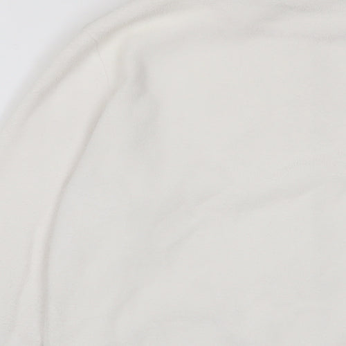 Marks and Spencer Womens White Jacket Size 12 Zip
