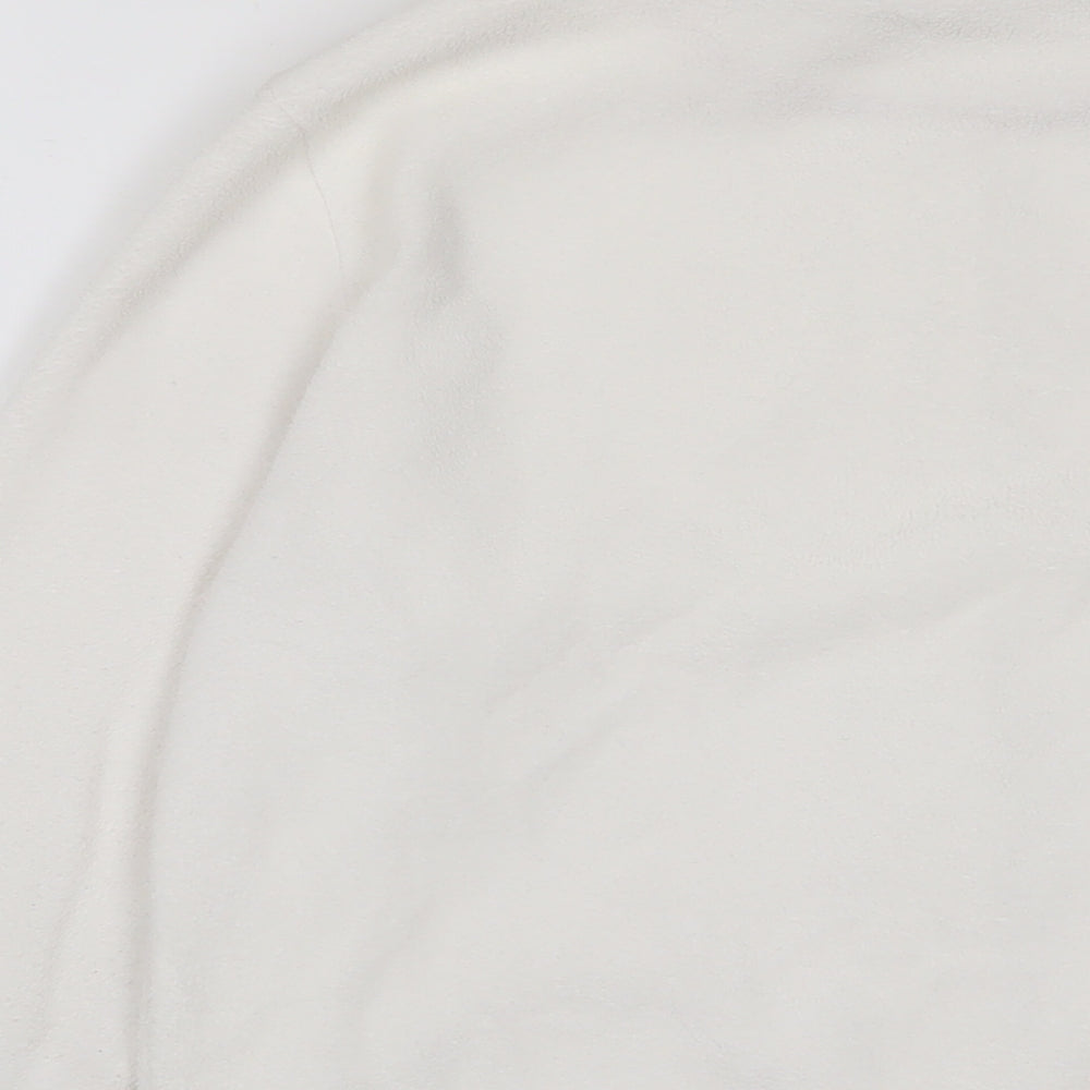 Marks and Spencer Womens White Jacket Size 12 Zip