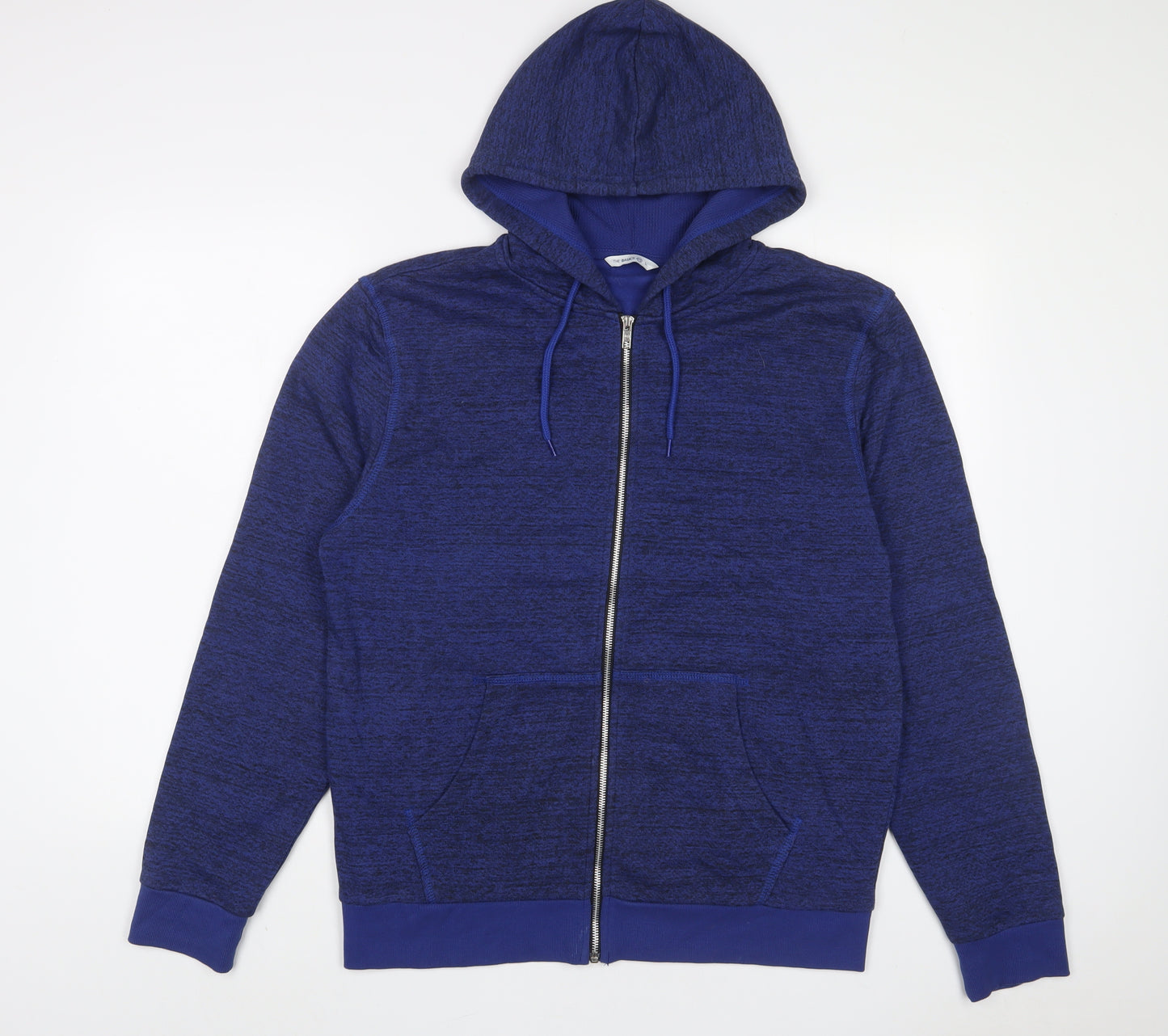 C&A Mens Blue Cotton Full Zip Hoodie Size L