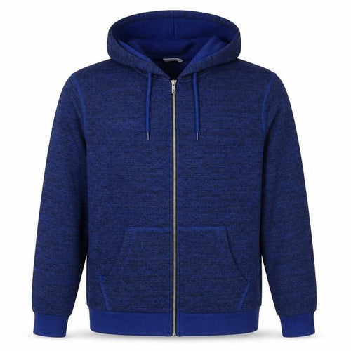 C&A Mens Blue Cotton Full Zip Hoodie Size L