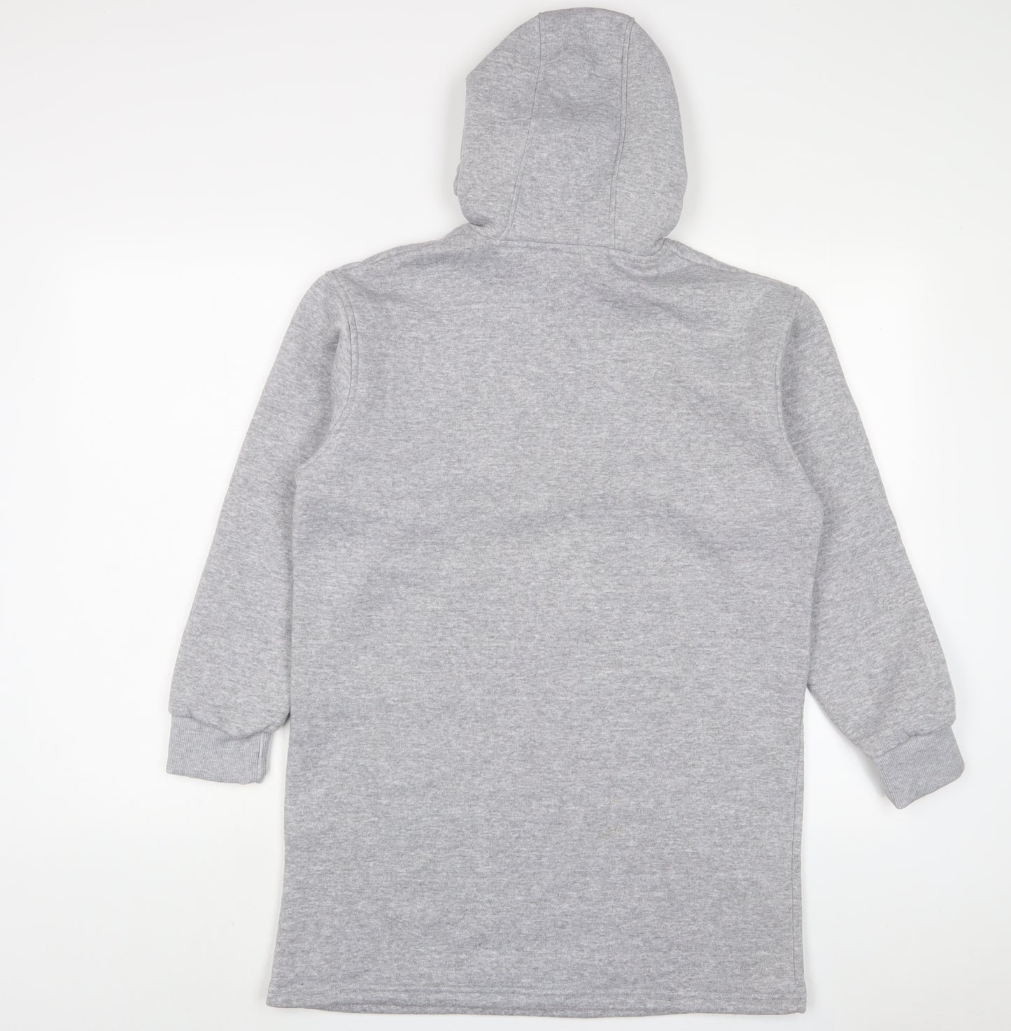 B Culture Womens Grey Polyester Jumper Dress Size S Crew Neck Pullover