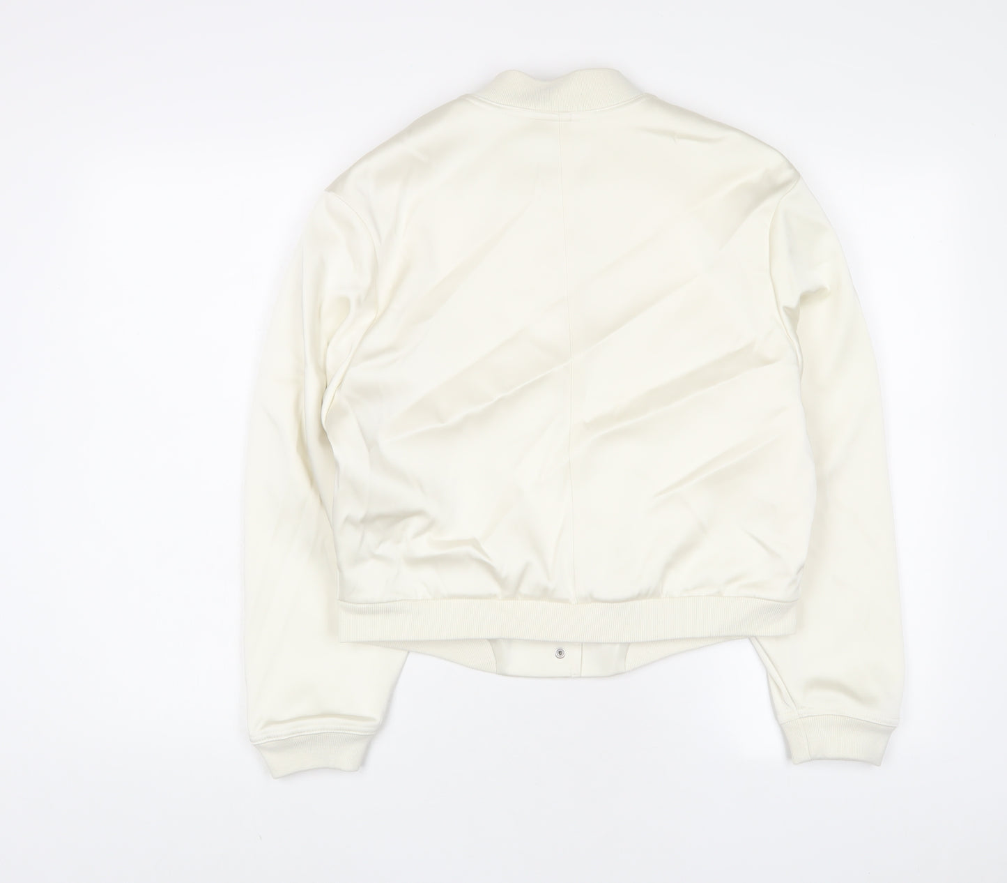 Marks and Spencer Womens Ivory Jacket Size 12 Snap