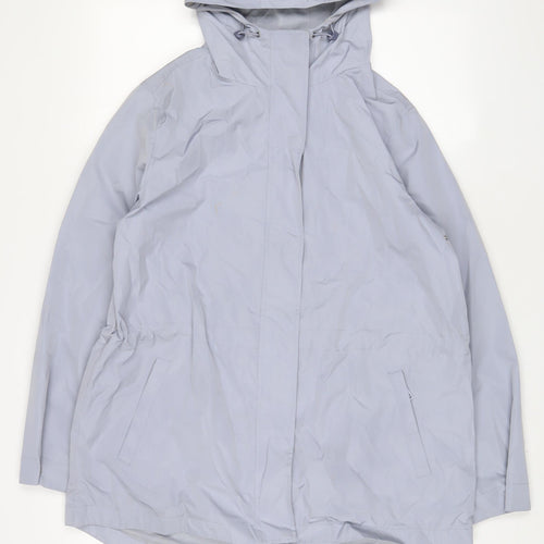 Marks and Spencer Womens Blue Jacket Size 12 Zip