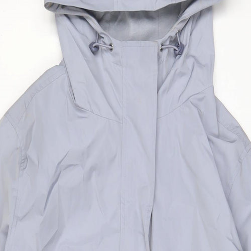 Marks and Spencer Womens Blue Jacket Size 12 Zip