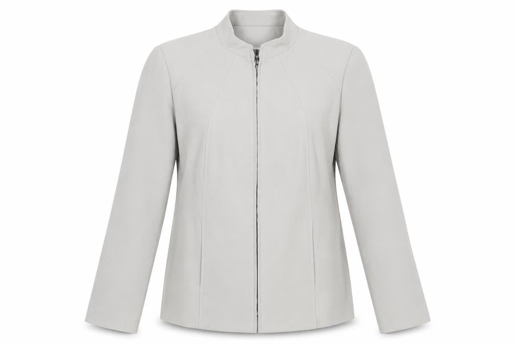 Bonmarché Womens Grey Jacket Size 16 Zip