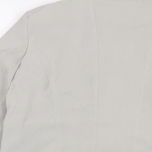 Bonmarché Womens Grey Jacket Size 16 Zip