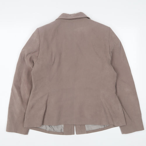 Bonmarché Womens Brown Jacket Size 16 Zip