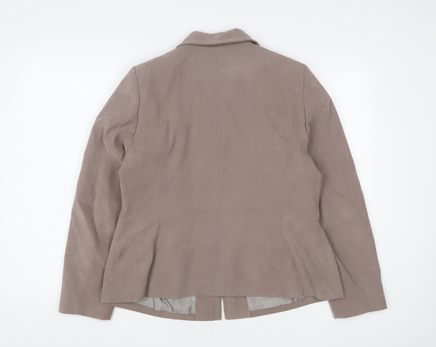 Bonmarché Womens Brown Jacket Size 16 Zip