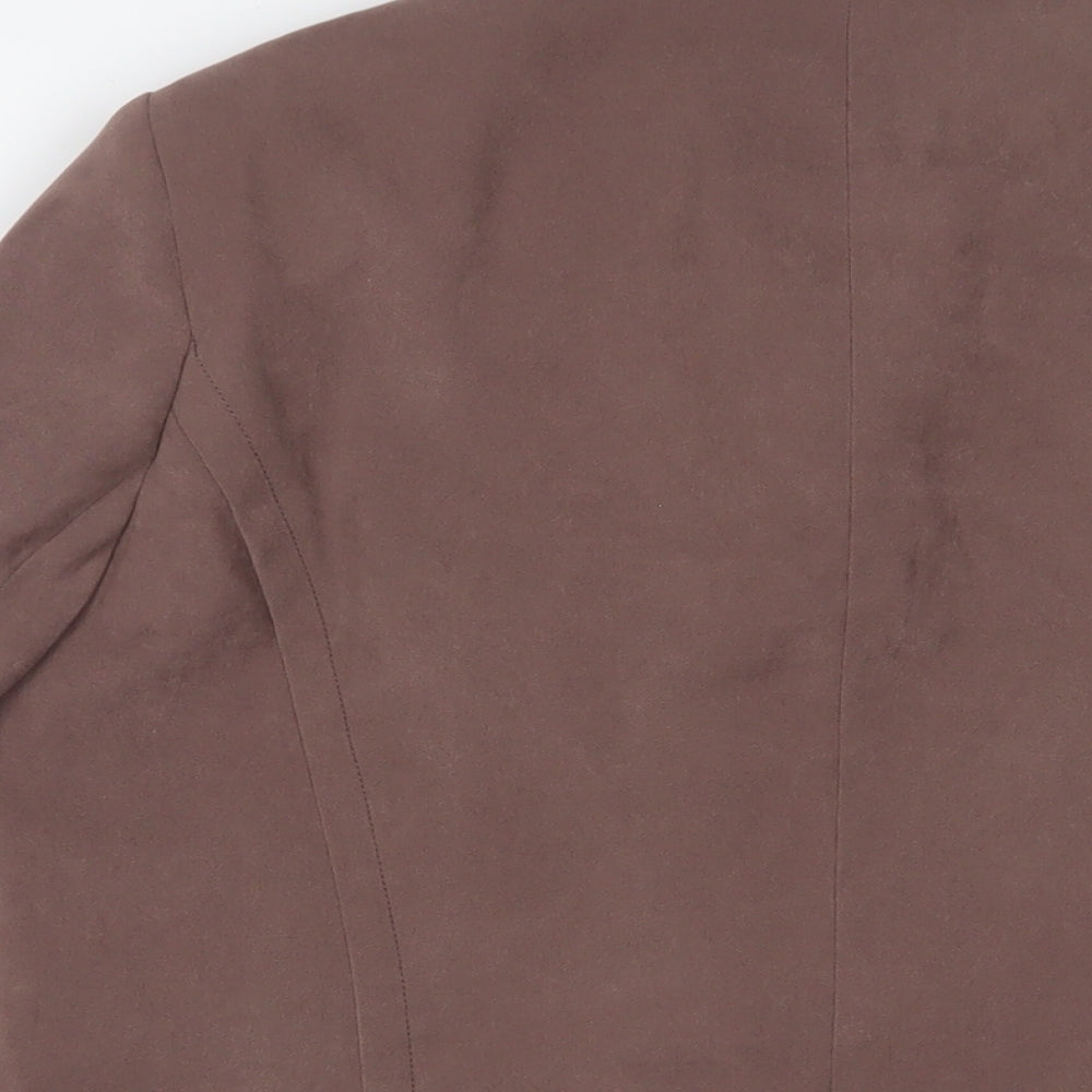 Bonmarché Womens Brown Jacket Size 16 Zip
