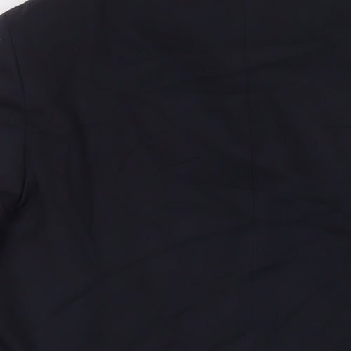 Marks and Spencer Mens Blue Polyester Jacket Suit Jacket Size 46 Regular