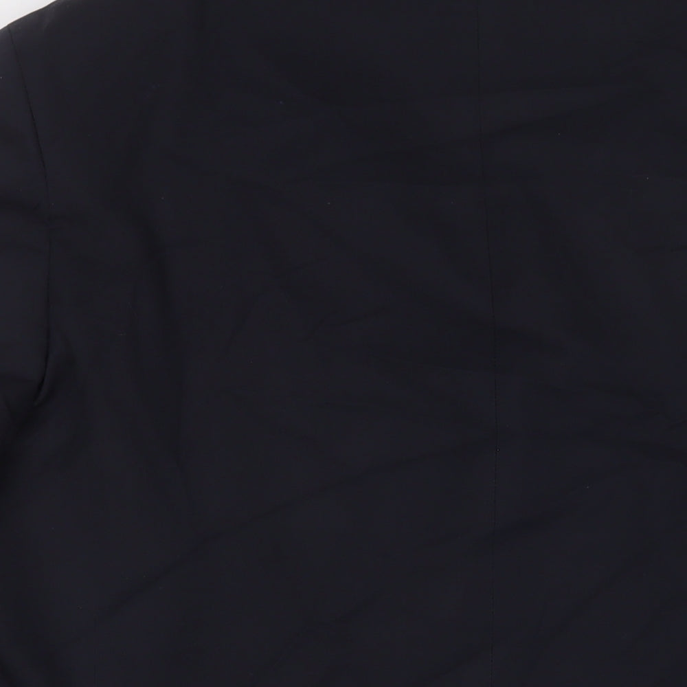 Marks and Spencer Mens Blue Polyester Jacket Suit Jacket Size 46 Regular