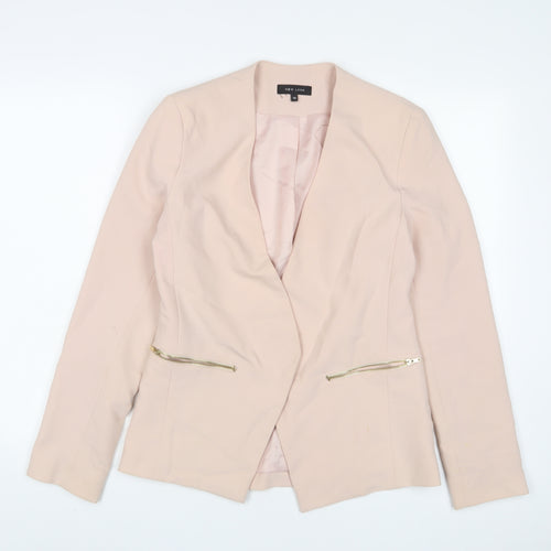 New Look Womens Pink Jacket Size 10 - Open