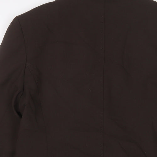 Jaeger Womens Brown Wool Jacket Suit Jacket Size 14