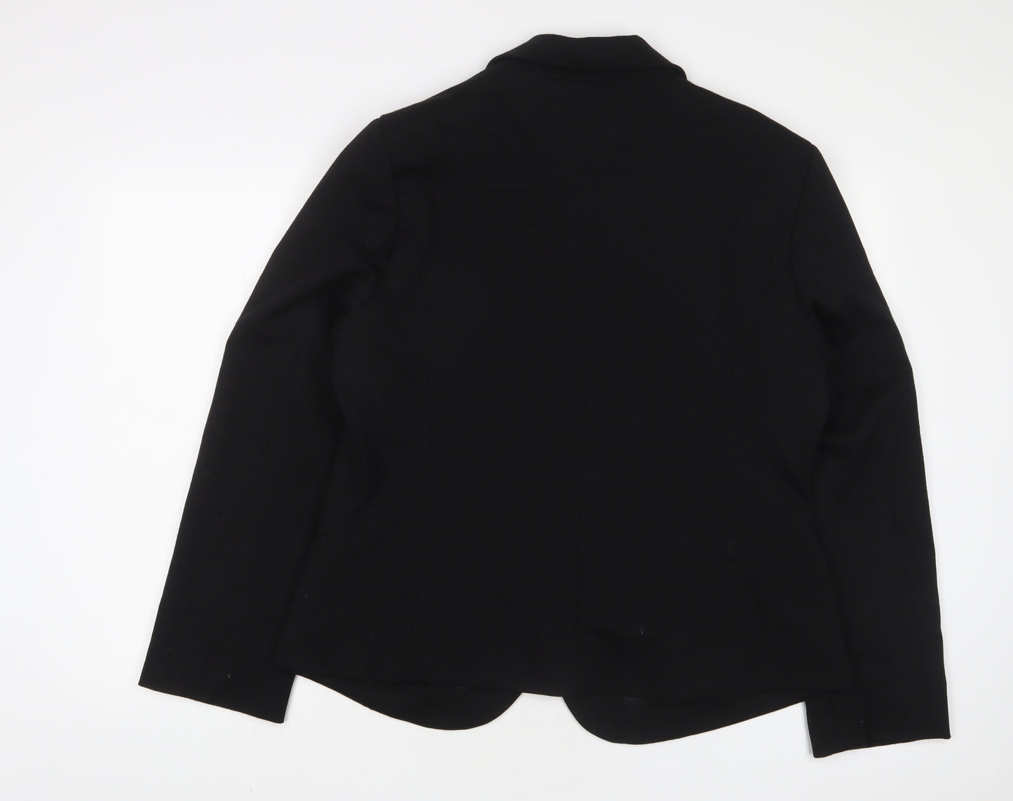 New Look Womens Black Jacket Blazer Size 18 Button