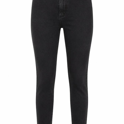 Zara Womens Black Cotton Skinny Jeans Size 8 L28 in Regular Button