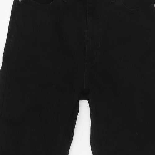 Levi's Mens Black Cotton Straight Jeans Size 28 in L30 in Regular Button