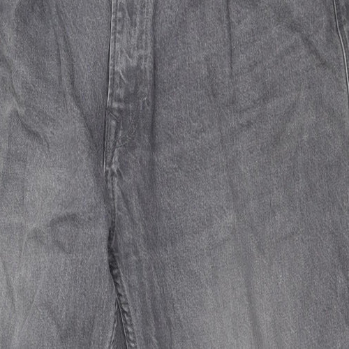 Matalan Mens Grey Cotton Tapered Jeans Size 40 in L31 in Regular Zip