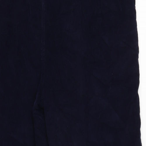 Isle Womens Blue Cotton Trousers Size 38 in L24 in Regular Tie