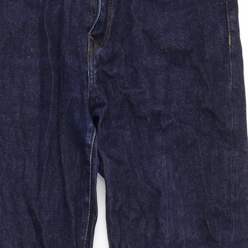 Tifossi Mens Blue Cotton Blend Straight Jeans Size 32 in L28 in Regular Zip