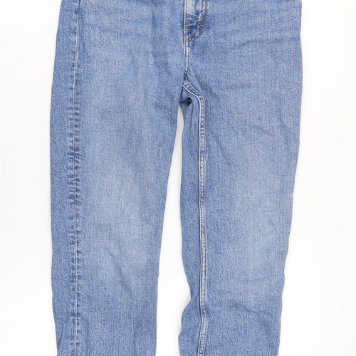 Case Womens Blue Cotton Blend Straight Jeans Size 29 in L28 in Regular Zip