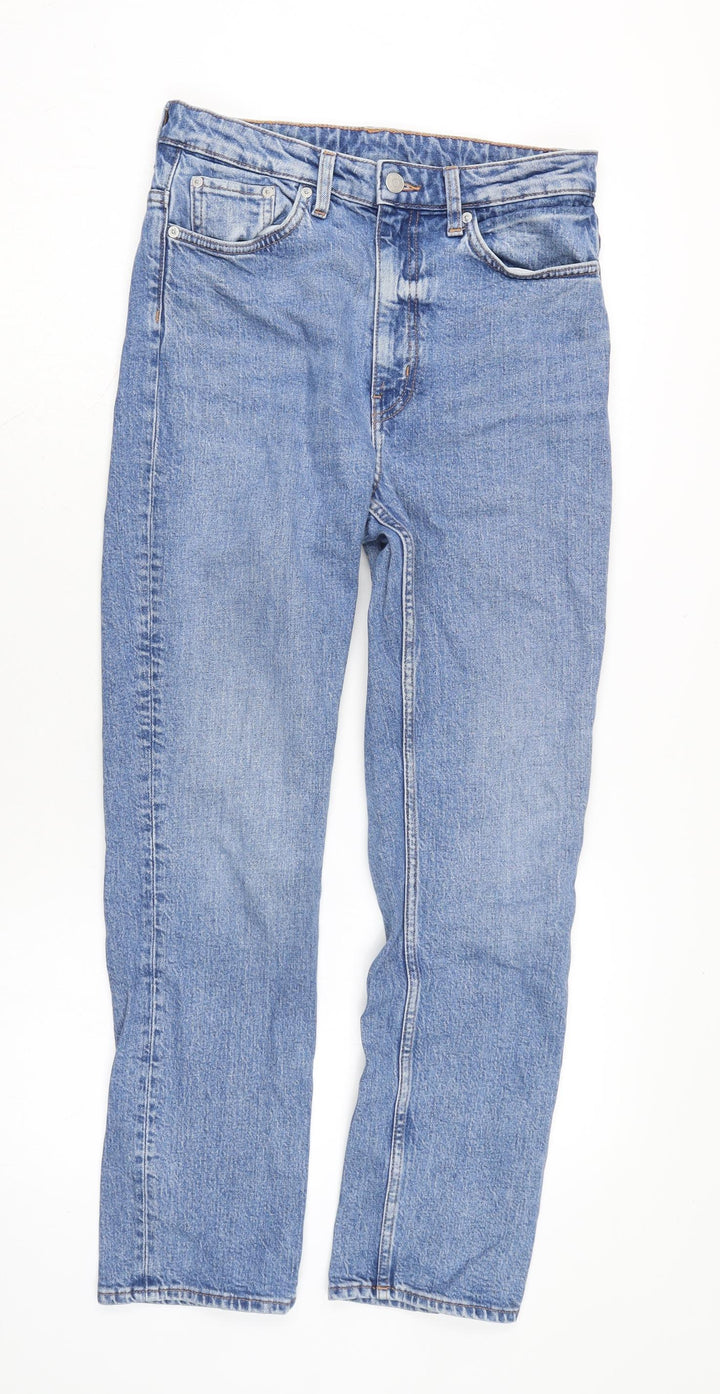 Case Womens Blue Cotton Blend Straight Jeans Size 29 in L28 in Regular Zip