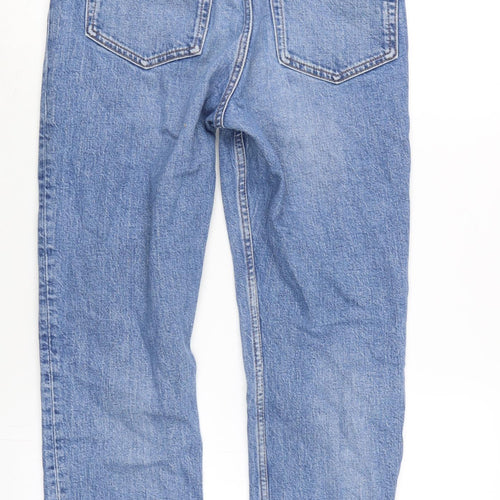 Case Womens Blue Cotton Blend Straight Jeans Size 29 in L28 in Regular Zip
