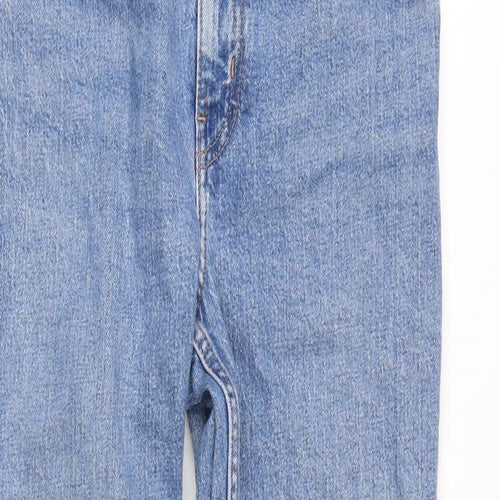 Case Womens Blue Cotton Blend Straight Jeans Size 29 in L28 in Regular Zip