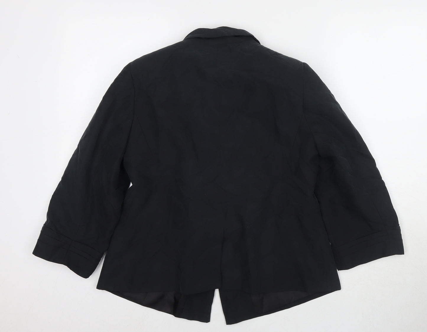 Dorothy Perkins Womens Black Jacket Blazer Size 14 Button