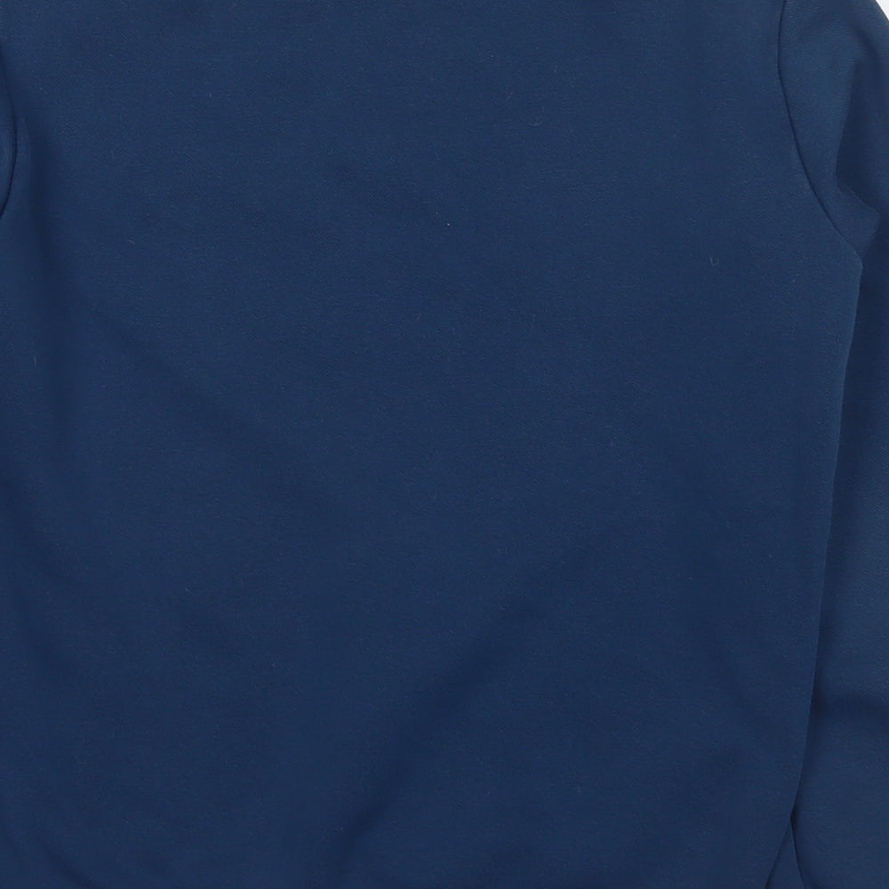 PUMA Boys Blue Cotton Pullover Sweatshirt Size 8-9 Years Pullover - Logo