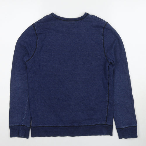 NEXT Boys Blue Cotton Pullover Sweatshirt Size 13 Years Pullover