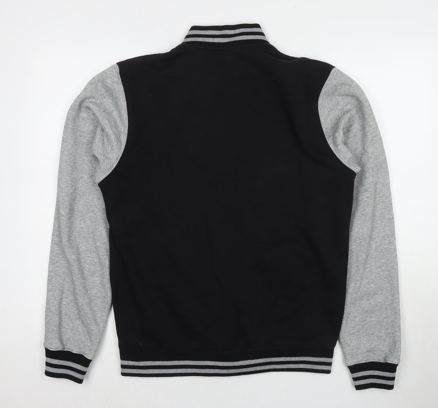 Impericon Mens Black Varsity Jacket Jacket Size M Snap