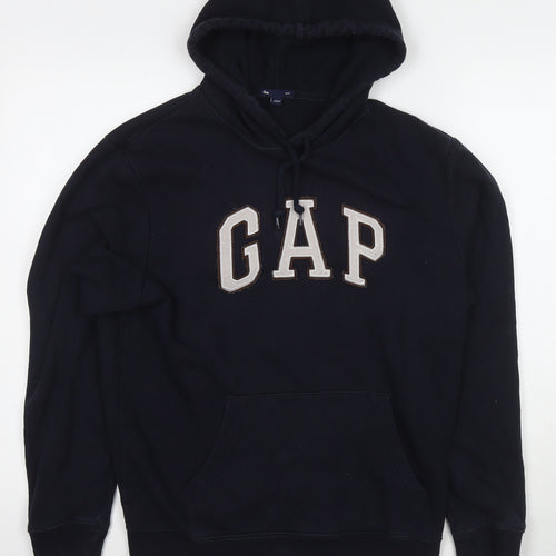 Gap Womens Blue Cotton Pullover Sweatshirt Size S Pullover - Logo