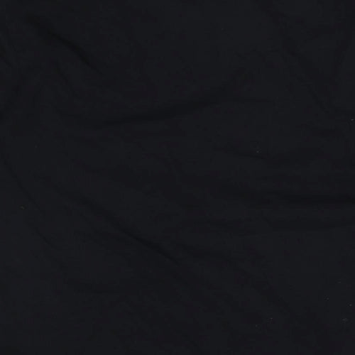 Samsousan Womens Black Cotton Basic T-Shirt Size L Round Neck - Left Handed But Always Right
