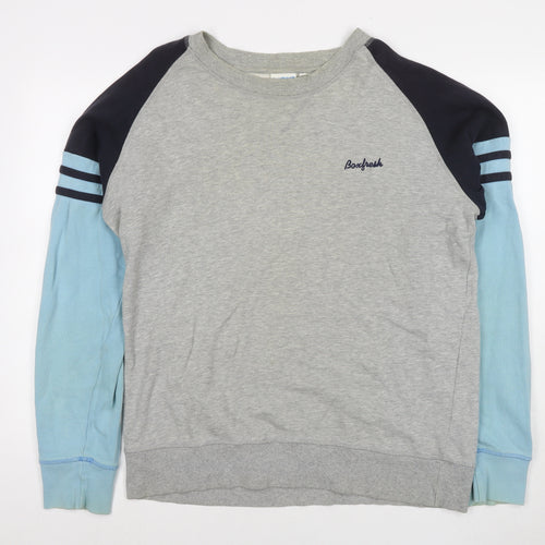 Boxfresh Mens Multicoloured Cotton Pullover Sweatshirt Size L - Logo