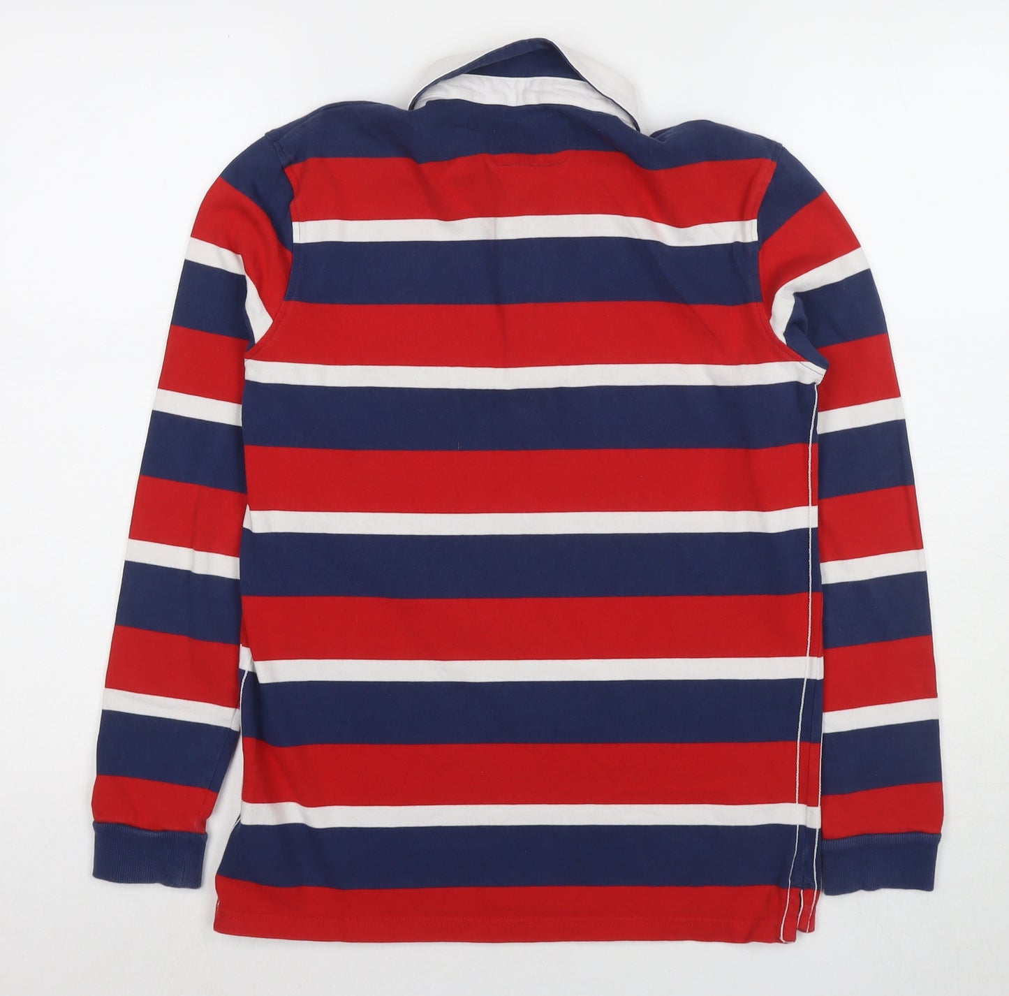 Marks and Spencer Boys Multicoloured Striped Cotton Pullover Sweatshirt Size 13-14 Years Pullover