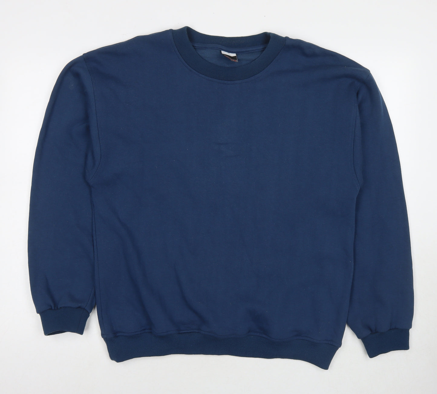 Foot Locker Mens Blue Cotton Pullover Hoodie Size M