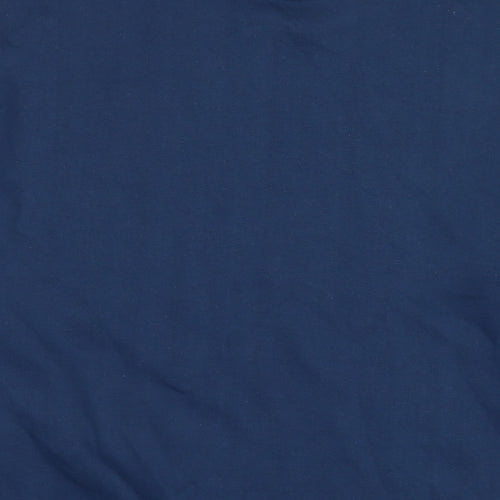 Foot Locker Mens Blue Cotton Pullover Hoodie Size M