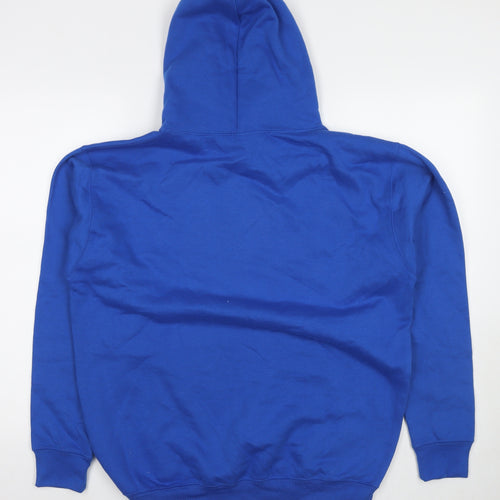 Club Classics Womens Blue Cotton Pullover Sweatshirt Size L Pullover - I Paused My Game To Be Here