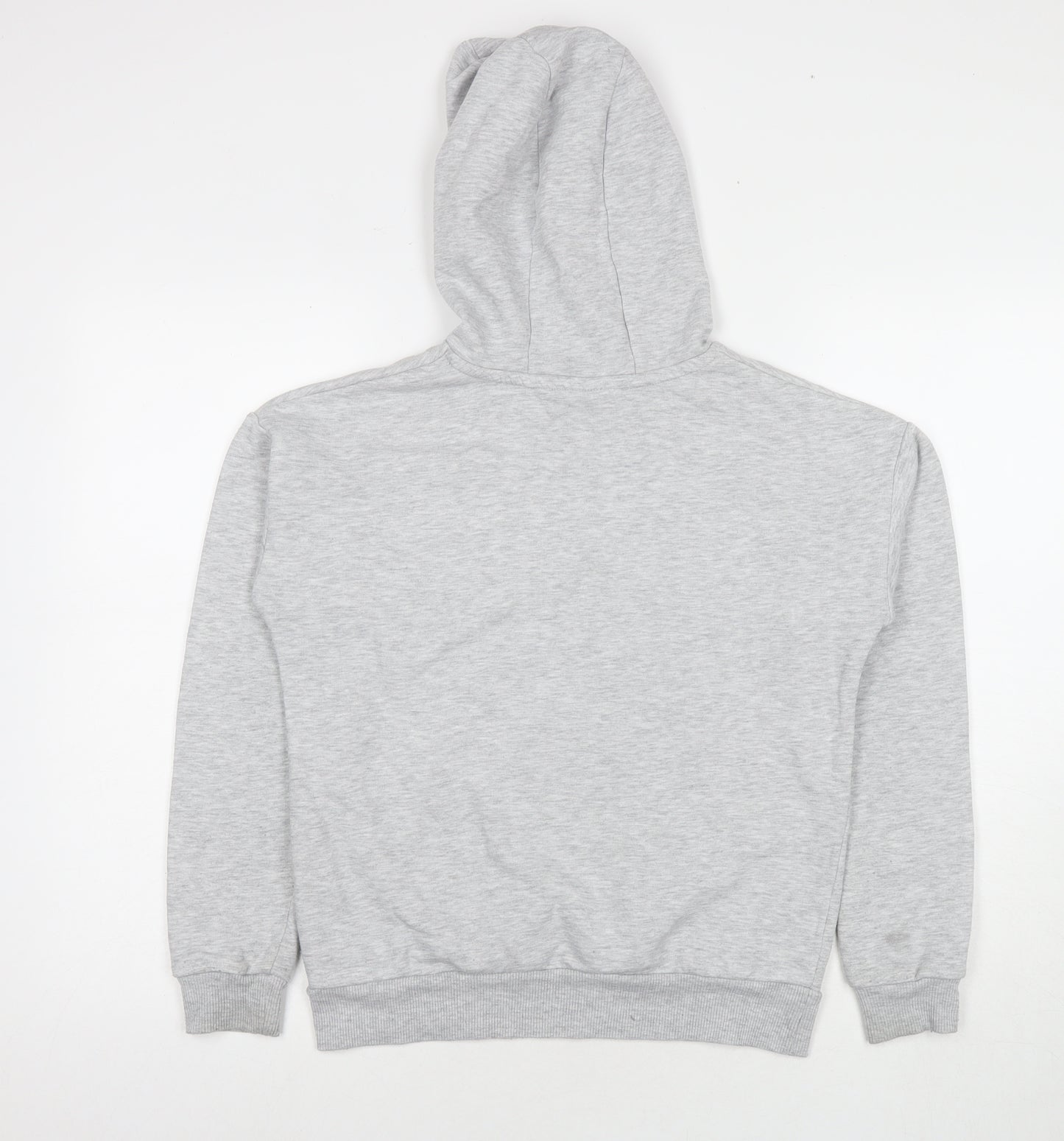 Disney Girls Grey Polyester Pullover Hoodie Size 12-13 Years Pullover - Stitch