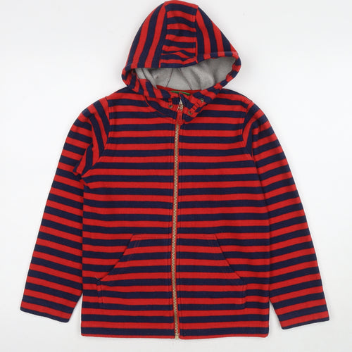 Mountain Warehouse Boys Red Striped Jacket Size 9-10 Years Zip