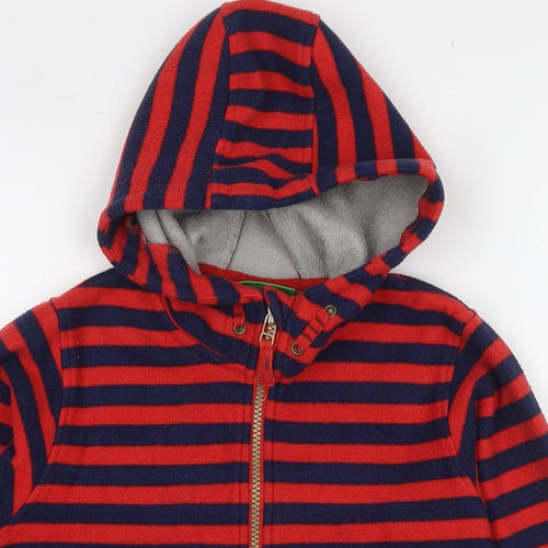 Mountain Warehouse Boys Red Striped Jacket Size 9-10 Years Zip