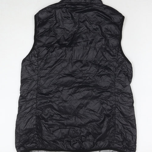 Bossini Womens Black Gilet Waistcoat Size XL Zip