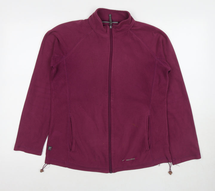 Mountain Life Womens Purple Jacket Size 14 Zip