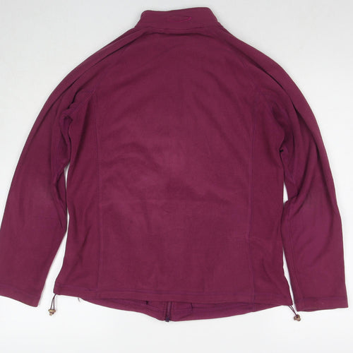 Mountain Life Womens Purple Jacket Size 14 Zip