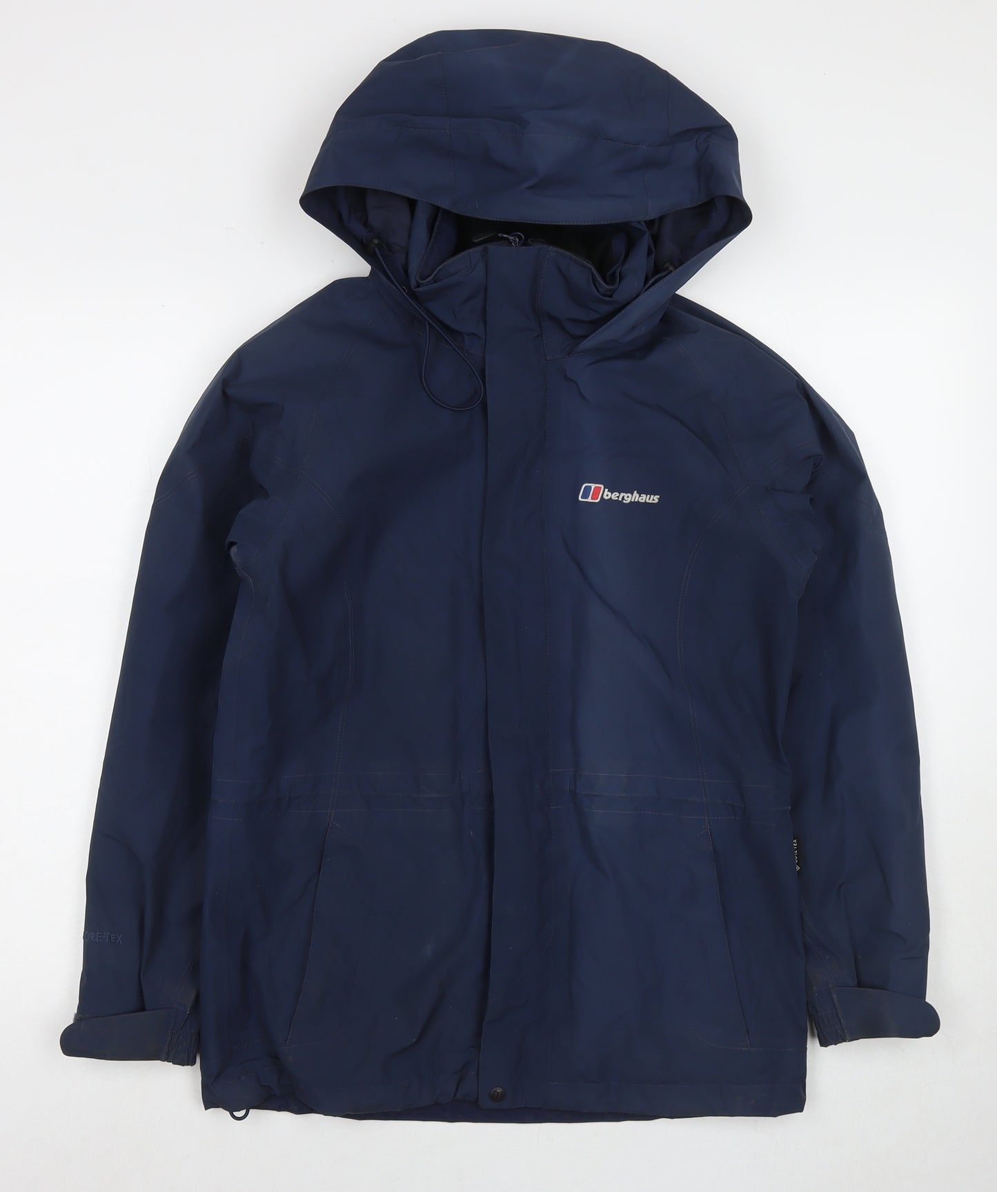 Berghaus Womens Blue Rain Coat Jacket Size 8 Zip