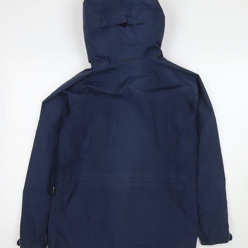 Berghaus Womens Blue Rain Coat Jacket Size 8 Zip