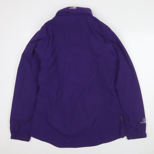 Karrimor Womens Purple Rain Coat Jacket Size 12 Zip - Detachable Fleece