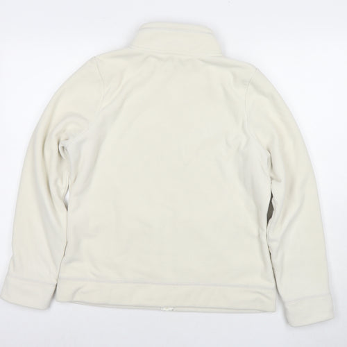 BHS Womens White Jacket Size 12 Zip